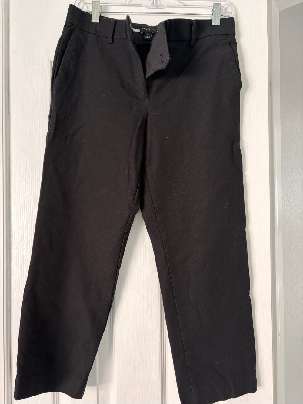 Ann Taylor Petite BLACK Eva Ankle Dress Pants